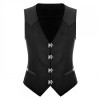 Men Gothic Vest Halloween Mans fashion vest, Mens Vest Waistcoat Black Gothic Steampunk Victorian Vest